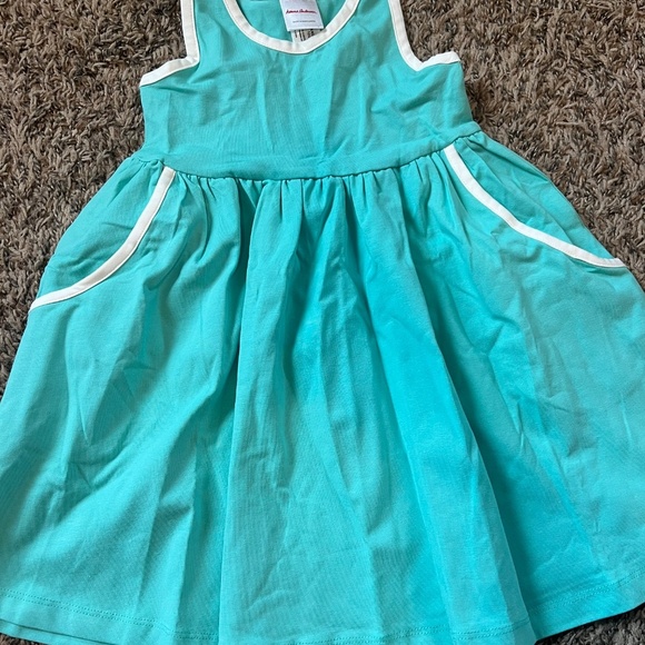 NEW in package Hanna Andersson racerback skater dress with pockets tide pool 3T - Picture 4 of 6